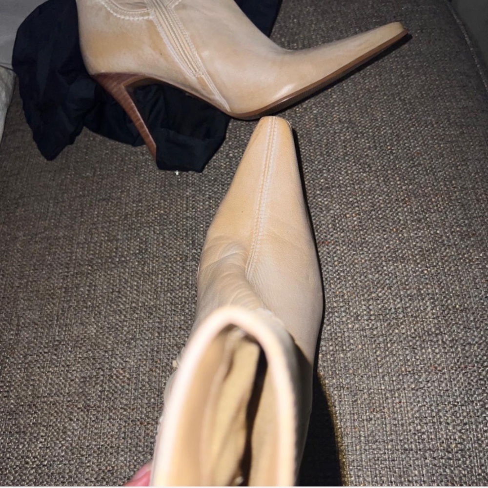 Vintage western leather boot